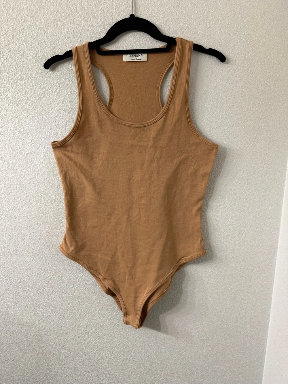 Zenana Racerback Tank Bodysuits Set of 2 | Size Large | NWOT - Picture 6 of 9